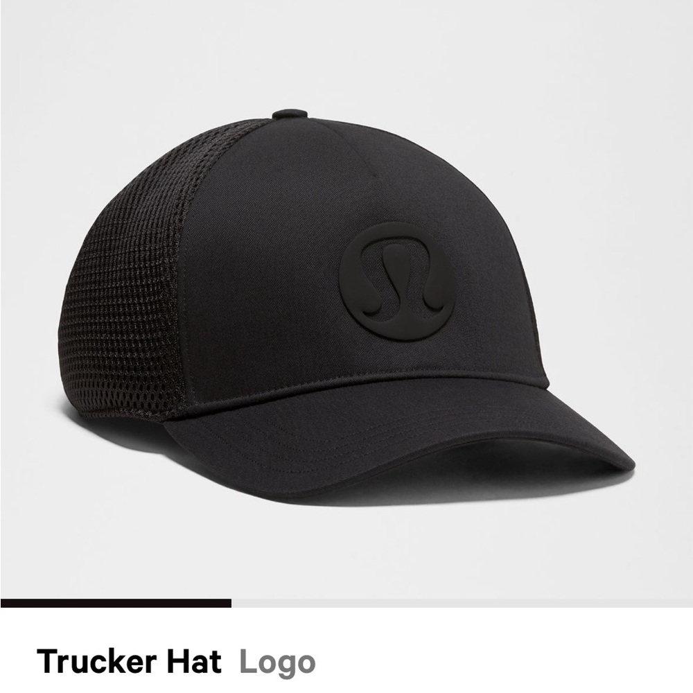Lululemon NWT Trucker Hat, S/M, Black